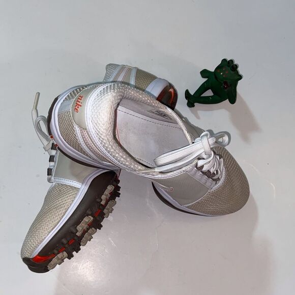 Nike Air Summer Lite Golf Cleats 317620-216 Cream and White Athletic Shoes Sz, 9 - Picture 5 of 6